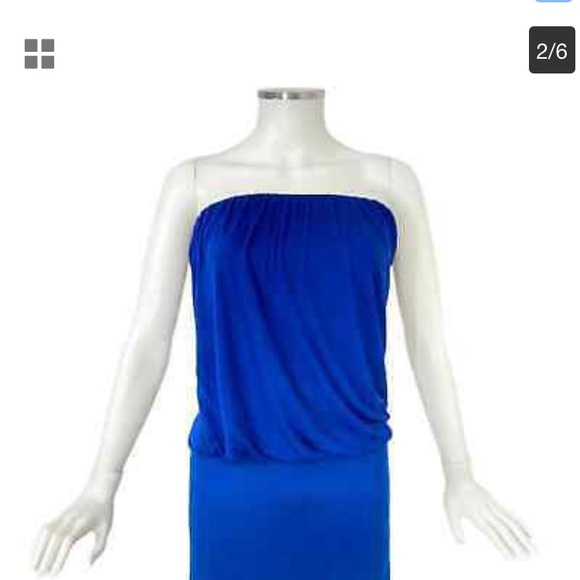 Young Fabulous & Broke Blue/white Ombré Maxi - Picture 5 of 6